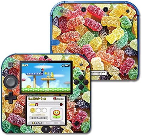 Корица MightySkins Съвместими с Nintendo 2DS - Sour Candy | Защитно, здрава и уникална Vinyl стикер | Лесно се нанася,