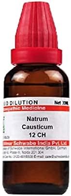 Д-р Уилмар Швабе Индия Natrum Causticum Отглеждане на 12 МЛ Флакон с 30 мл за разплод