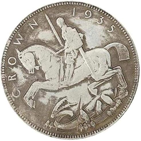 1935 Крал Джордж V Възпоменателна Монета Короната Сребърна Монета Сребърен Долар Чуждестранните Монети Събиране На Ян