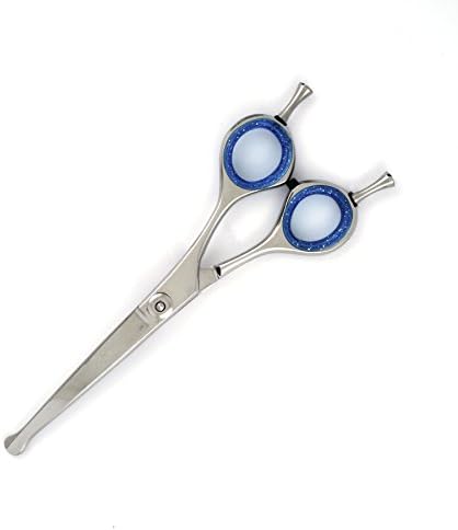 Ултра ножици 5 извити професионални ножици за грижа за домашни любимци, през цялата съвет с лъжичка, лъскава полиране