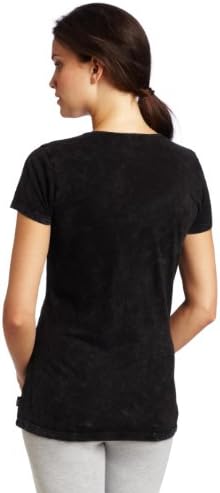 Женска тениска prAna от Оникс с къс ръкав