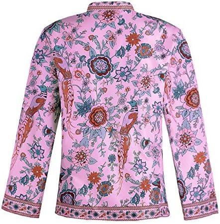 Andongnywell/ Дамски Блузи с дълъг ръкав и Принтом, Потници, Ризи с копчета, Жилетка, Шифоновая Риза с дълъг ръкав