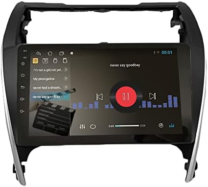 Андроид 10 Авторадио Автомобилната Навигация Стерео Мултимедиен Плейър GPS Радио 2.5 D Сензорен Екран forToyota Camry 2012-2014 Американската версия на Четириядрен процесор, 1 GB о