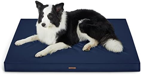 Водоустойчив легло за кучета Lesure за средни кучета - Градинска легло за кучета с покритие от плат Оксфорд, Ортопедично легло за домашни любимци от пяна Medium Egg с подви?