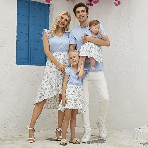 Еднакви комплекти дрехи за семейството CALLA DREAM, Мама и аз - Семейни комплекти рокли