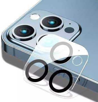 Калъф за iPhone 14 Pro Max Трансплантация (прозрачен) 5 в 1 с 2 Пакети защитни фолиа, изработени от закалено стъкло за дисплея и обектива на камерата