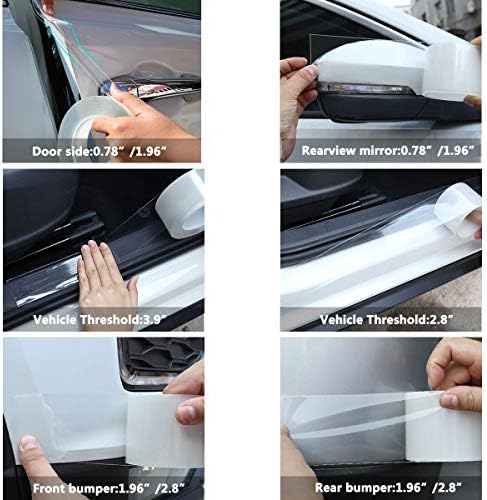 Защитни облицовки на космическия вратата на колата, защитно уплътнение за страничната врата на колата, Противоударная прозрачна лента за повечето автомобили, нев?