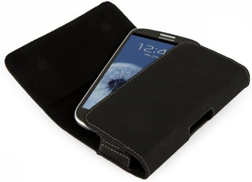 Набедренная Кобур за мобилен телефон, Калъф за носене, чанта за Носене за T-Mobile Revvl 2 (Черен Мат)