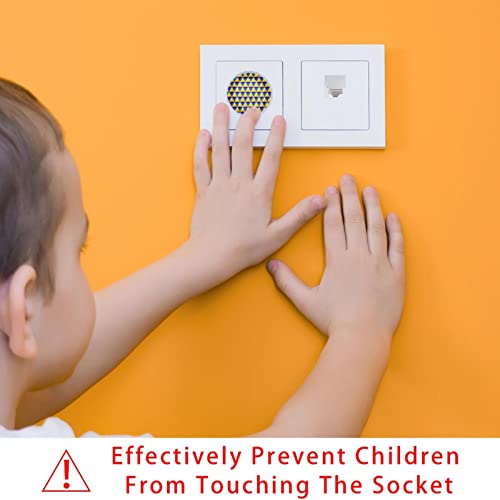 Геометрични Триъгълни капаци за контакти 12 бр. - Защитни капачки за контакти, за деца – Здрави и устойчиви – Лесно да защитават вашите контакти от деца