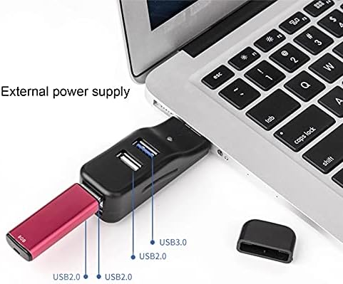 SHYPT USB 3.0 HUB 2,0 ХЪБ 4-портов USB Сплитер, Удължител за Няколко USB Кабел За Данни Hub Ивица на захранващ Адаптер