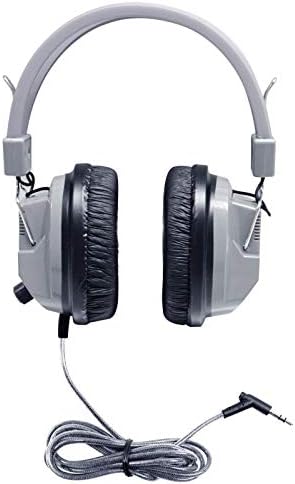 Стерео слушалки Хамилтън BUHL SC-7V SchoolMate Deluxe с приставка адаптер 3,5 мм, регулатор на силата на звука, Възглавници от изкуствена кожа, Взаимозаменяеми, сверхпрочный кал?