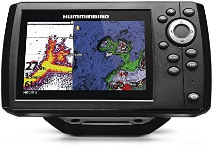 В humminbird fishfinder 411660-1 Helix 5 Chirp GPS G3