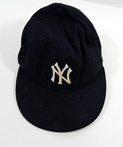 Ню Йорк Янкис 4 Използвана в играта, Черна шапка, DP22815 - Използваните в играта шапки MLB
