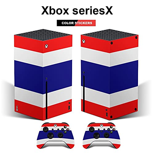 Флаг на Тайланд Скинове за конзолата Xbox серия X И контролер Vinyl Стикер на кожата, Стикер-калъф За опаковане (Xbox X серия)