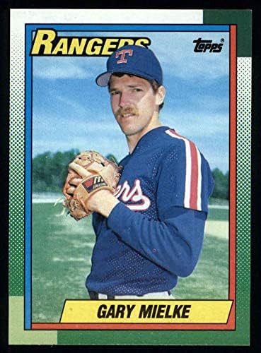 1990 Топпс 221 Гари Мильке Тексас Рейнджърс (бейзболна картичка) Ню Йорк/Mount Рейнджърс