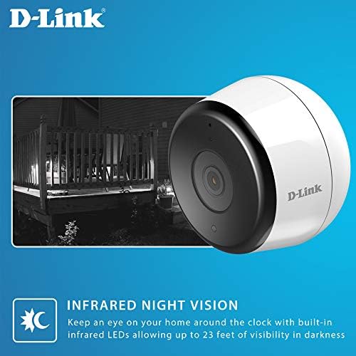 Безжична Външна камера за сигурност на D-Link Мрежови система за домашно наблюдение на Ден за Нощно виждане във формат