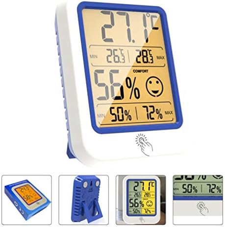 Hemoton Сензор за температурата на външния въздух, Мини-Влагомер Мини LCD Дигитален Влагомер Монитор влажност на Стайна