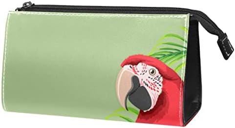 TBOUOBT козметични чанти, козметични чанти за жени, Малки Пътни Чанти за Грим, Папагал от Тропическа Джунгла