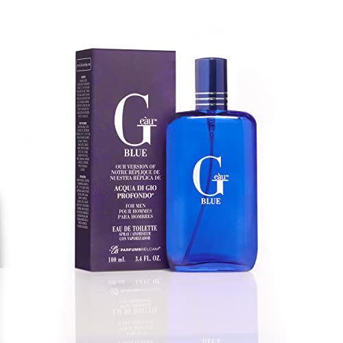 PB ParfumsBelcam G Eau Blue, Заместник-Дизайнерски Аромат, Спрей за тоалетна вода, 3,4 Течни унции