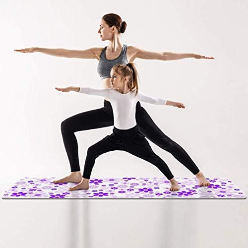 Сладък Цветен фон Премиум-клас, по-дебела подложка за йога, в Екологично Чист гумена подложка за здраве и фитнес, нескользящий