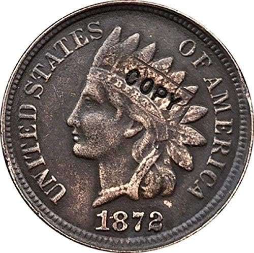 Копие на монети в формата на Главата Индианец 1872 г. за Домашен интериор на Офис