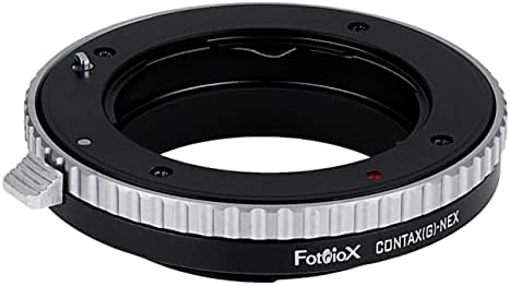 Адаптер за закрепване на обектива Fotodiox, съвместим с обективи Contax G за фотоапарати Sony E-Mount