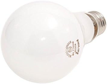 Лампа с древните двойки Philips мощност 100 W Бял цвят в а23