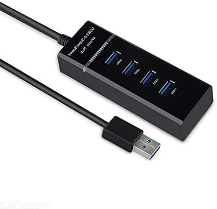 Удължител ZHYH USB3.0, Многопортовый Кабелен адаптер USB 1-4, Център за лаптоп, Зарядно устройство, 4-Портов хъб с данни със скорост 5 Gbit/s (Цвят: OneColor)
