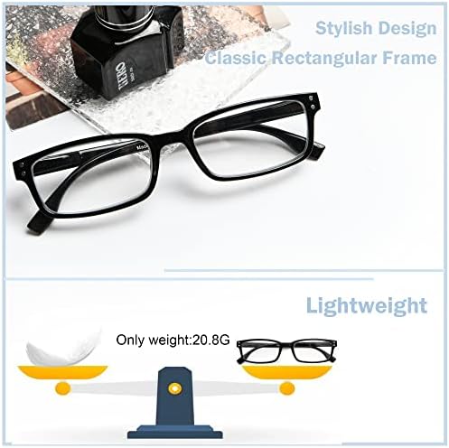 Очила за четене GUD 4 Двойки от Читателите на Класическия Стил, Комфортни Очила За Четене, Женски Мъжки слънчеви