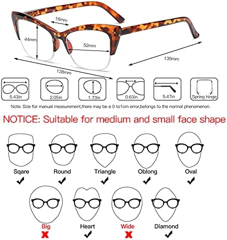 Bevi Сини светозащитные очила за четене с кутия пролетта панти, увеличаване на точките от напрежение очи за мъже и жени