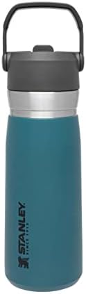 Бутилка за вода Stanley IceFlow от неръждаема стомана с соломинкой 0,65 л / 22 грама Lagoon – Запечатани изолирано бутилка за