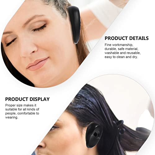 KALLORY Salon Ear Heat Protector 10шт Душ за Уши Пластмасова Боя за Коса, Калъф За Оцветяване, Слушалки,