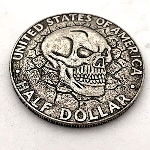 1964 Череп Скитник Главата Медни Стара Сребърна Възпоменателна Монета Са Подбрани Монета С Релефни Монета С Медна Монета Занаят