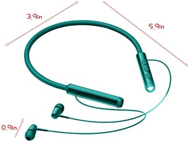 Bluetooth-Слушалки Ke1Clo с шейным ръб, Безжични слушалки с подсветка фенерче, време на възпроизвеждане 40 часа, Водоустойчиви