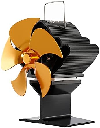 Uongfi 5-Топлинна Печной Вентилатор за Дърва Горелки Безшумен Тепловентиляторный Нагревателен Инструмент за