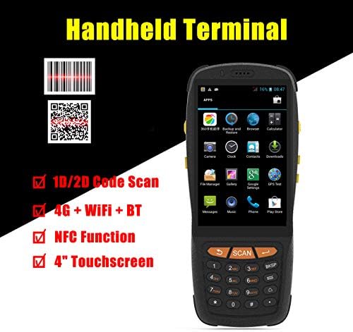 Баркод скенер FAJIA Android PDA Ръчно POS-терминал Инвентаризационная Машина 1D/2D/QR Скенера 4G WiFi BT Мобилен
