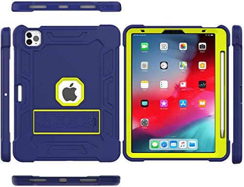 Защитен калъф Sanhezhong за iPad Air 4 10,9 инча 2020, удобен за деца, сверхпрочный Удароустойчив Грапав калъф с вградена
