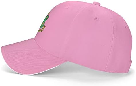 Розова бейзболна шапка на Известен още като Подаръци за Женското дружество за Жени, Класически Регулируема Промытая Шапка, Подходяща За Момичета