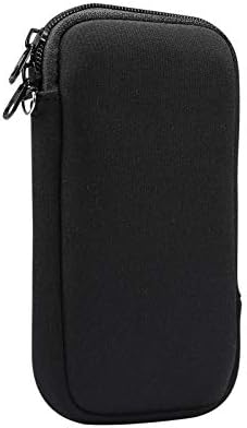 Тънък Неопреновый калъф за мобилен телефон с цип, джоб за Окото-портфейл за Samsung Galaxy S21 S22 А01 A41 S10