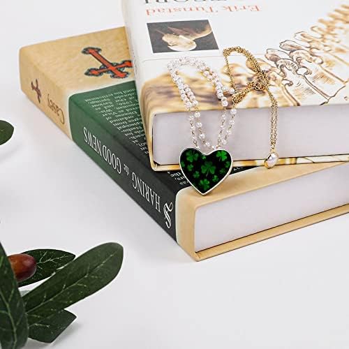 Зелена Ивица Трилистники във Формата На Сърце Нагрудная Жени Брошка Икона Вратовръзка Бижута Артистична Декорация на