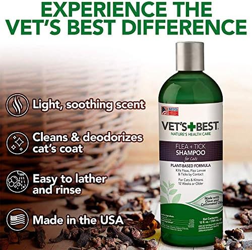 Най-добрият Ветеринарен шампоан за котки | Шампоан Премиум-клас и Грижа за котки | 12 грама