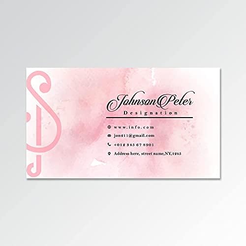 Персонални луксозни визитни картички за печат с едностранен или двустранен печат по поръчка, индивидуален дизайн на визитки Пет