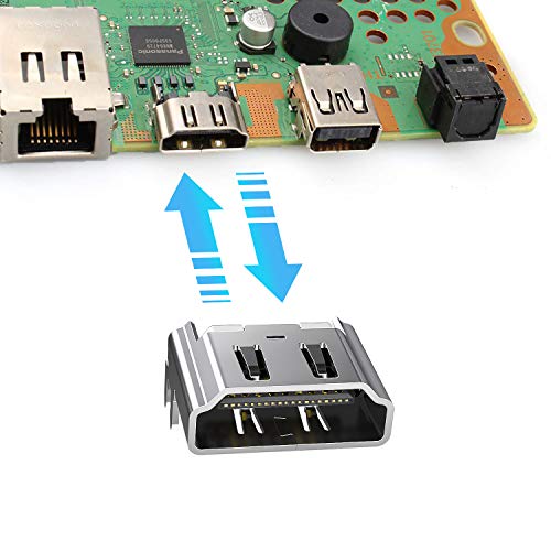 Смяна на съединител интерфейс HDMI порт ZIYUETEK 1 бр. за Sony Playstation 4 PS4 Cuh-1001a Cuh-1115a (Забележка: не е подходящ