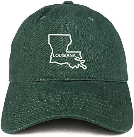 Магазин за модни дрехи Луизиана Текстов План на щата Бродирани Щат Памучен Шапка за Татко