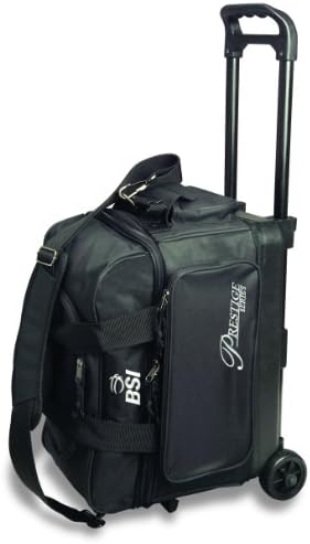 Чанта с двоен шариковым валяк серия BSI Prestige (черно / сребристо лого)