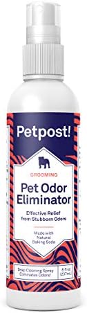 Petpost | Спрей за премахване на миризма за кучета и котки - Естествен, ефективен Дезодорант и книга неприятна миризма - за пръскане на вашия домашен любимец или за дома