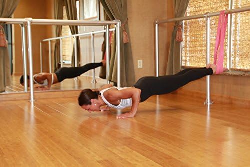 Балетната еластична лента за танци, гимнастика, черлидинга, пилатес. Подобрява еластичността и подобрява Ежедневно упражнения - Разработена PS Атлетик