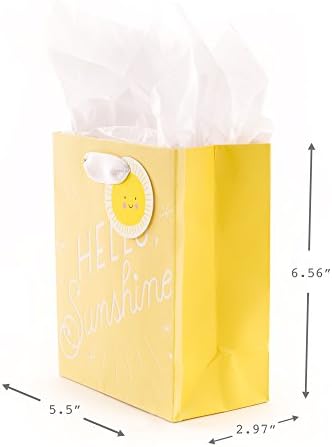 Корпоративна Малко Жълто подаръчен пакет от цигарена хартия (Hello Sunshine)