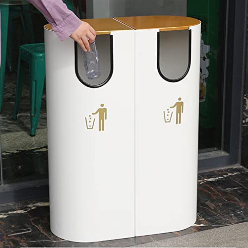 Външно /вътрешно кофа за боклук Вътрешно /подова кофа за боклук Голям Бизнес кофа за боклук със златна капачка Стилна