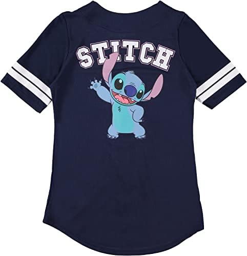 Дамска риза Дисни Lilo and Stitch - Дамски Класическата Бейзболна Майк Lilo and Stitch от Окото на Трикотаж Lilo and Stitch